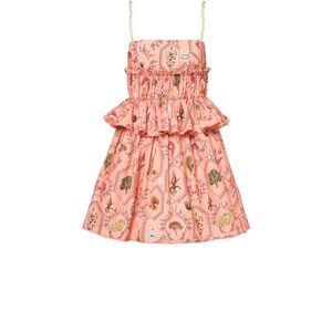 Agua Bendita Encaje Floral mini  Dress